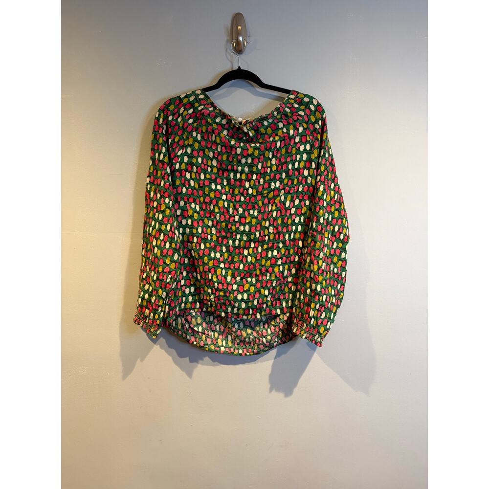 Boden Printed Viscose Blouse Womens Multicolor Long Sleeve Top - Picture 2 of 4